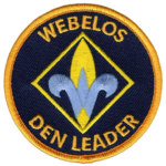 Webelos Den Leader Patch
